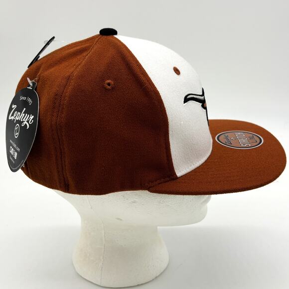 Zephyr Texas Longhorns Trucker Hat Mens L/XL Rust Baseball Cap NCAA College NWT - Picture 2 of 8